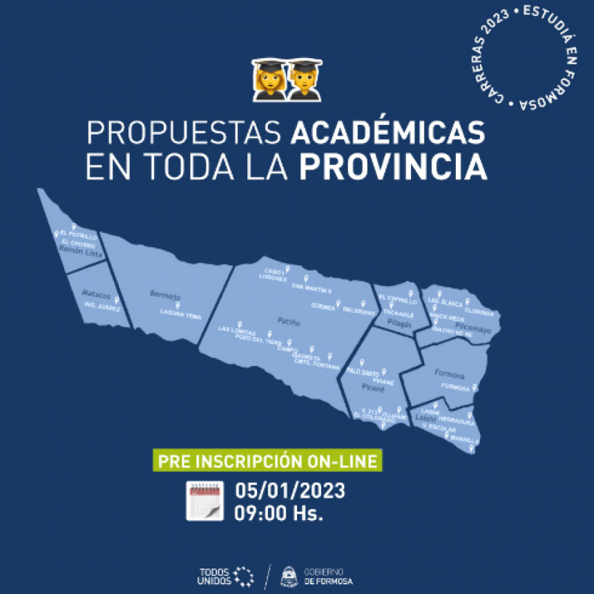 Preinscripción online a ofertas académicas de Nivel Superior para el ciclo 2023