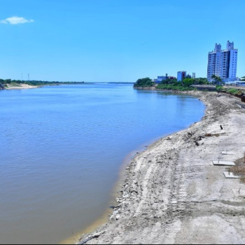 El río Paraguay registró 27 centímetros de altura en el puerto de Formosa