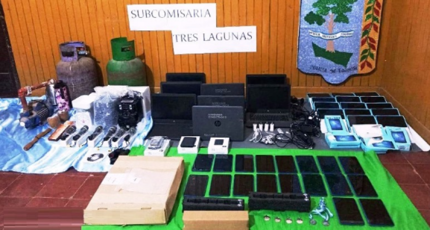 Tres menores fueron retenidos por la sustracción de elementos del JIN 28