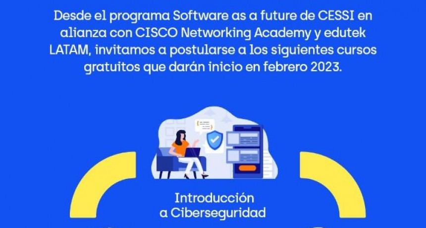 El Municipio invita a los vecinos a realizar cursos introductorios de programas de software