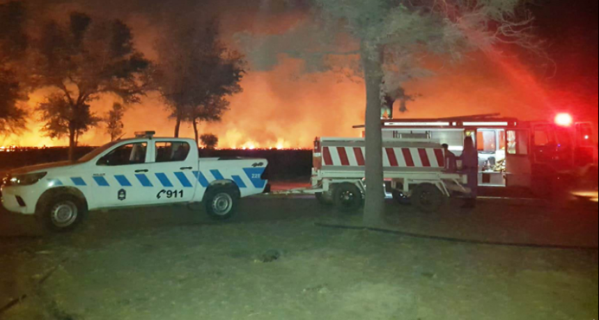 La Policía brindó recomendaciones para prevenir incendios de pastizales