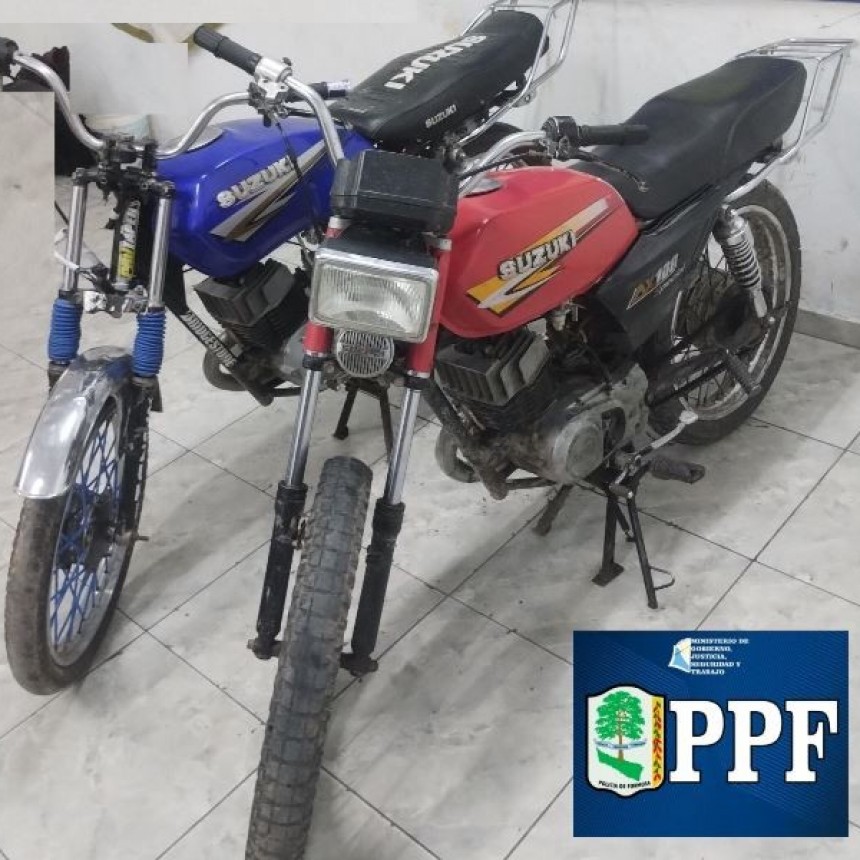 La Policía detuvo a un hombre y recuperó dos motos