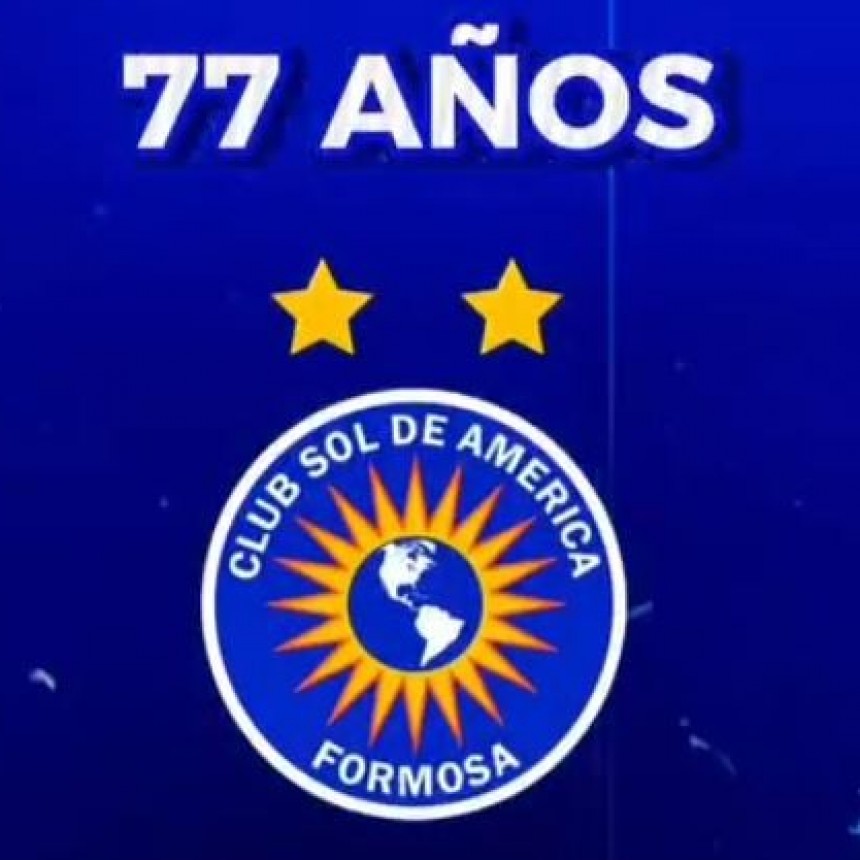 El intendente y a la vez presidente de la Liga Formoseña de Fútbol saludo a Sol de América en su aniversario N° 77