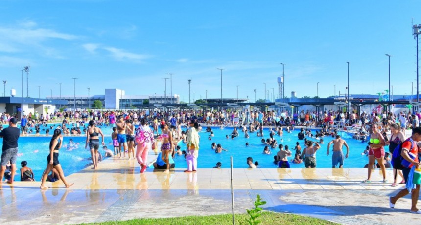 El Parque Acuático recibió a 31514 personas en su primera semana de temporada