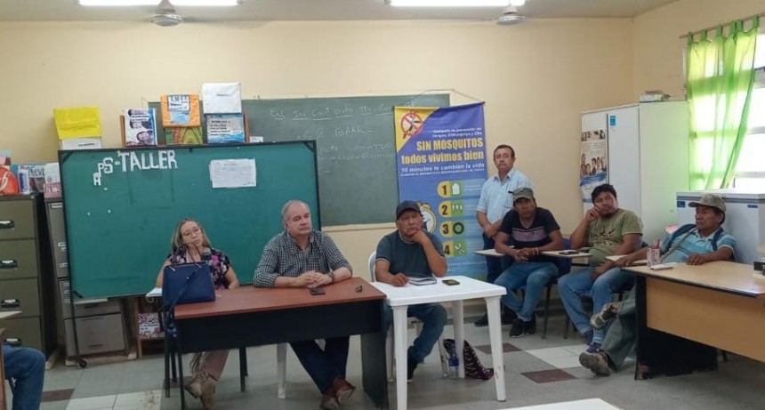 El ministro de Desarrollo Humano se reunió con el personal de salud de El Potrillo