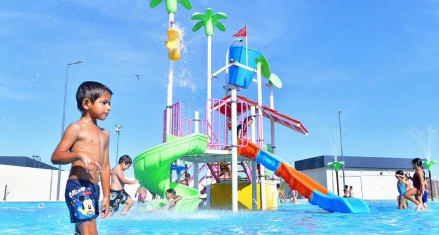Inició la colonia de vacaciones en el “Parque Acuático 17 de Octubre”