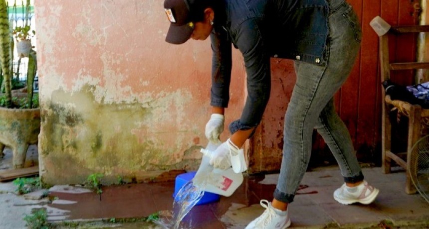 Dengue: Recordaron a los vecinos la importancia de reforzar la prevención durante y luego de las lluvias
