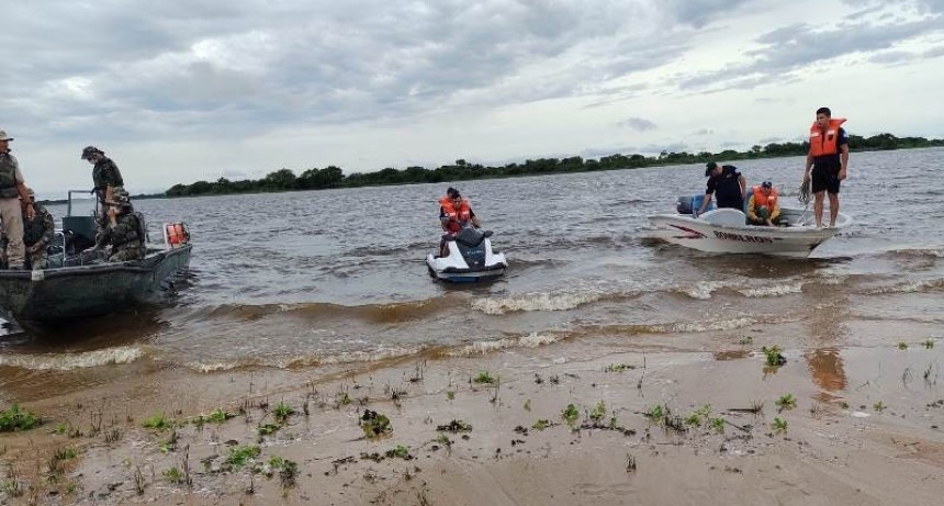 Hallaron sin vida a los dos pescadores desaparecidos en aguas del riacho Piki Sirí