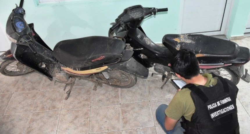 En acciones preventivas la Policía recuperó dos motos y otros bienes
