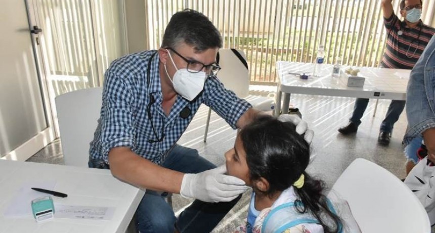 Renovaron controles de salud para las niñas y niños que asisten al segundo módulo de las Colonias de Vacaciones