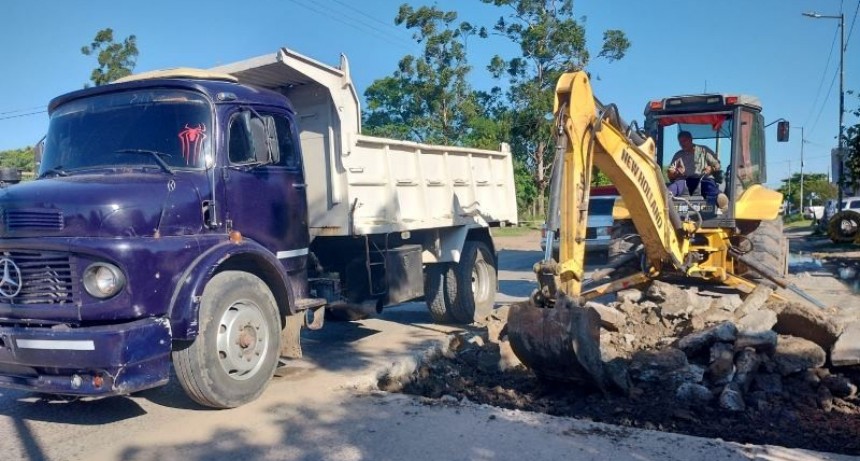 El Municipio intensifica su programa de reparación de arterias pavimentadas