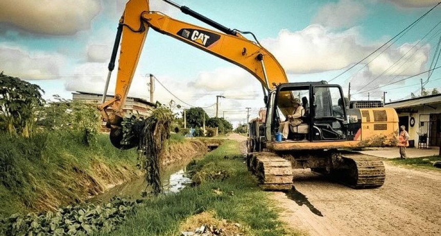 Trabajos preventivos de la Municipalidad de Formosa