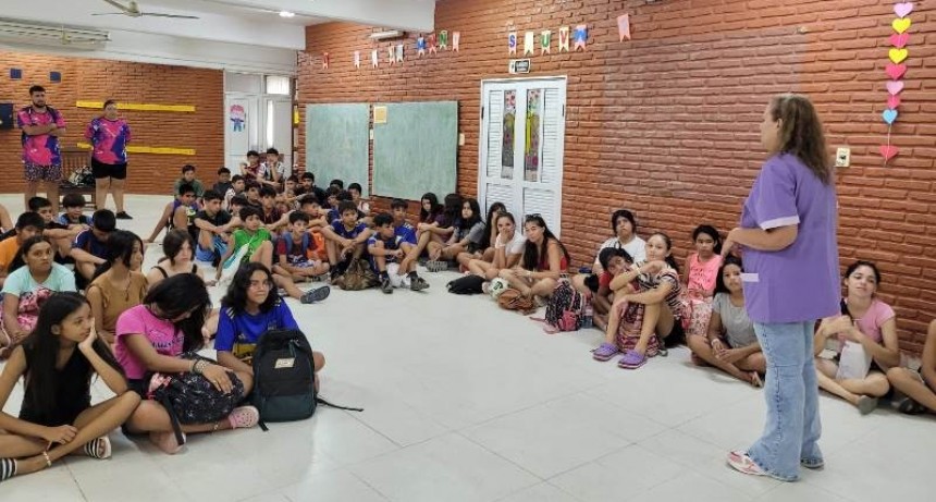 Educación Sexual Integral en la Colonia de Vacaciones del Gobierno provincial