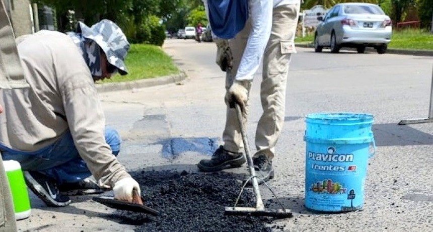 La comuna sumó nuevos puntos de bacheo al mantenimiento de la infraestructura vial