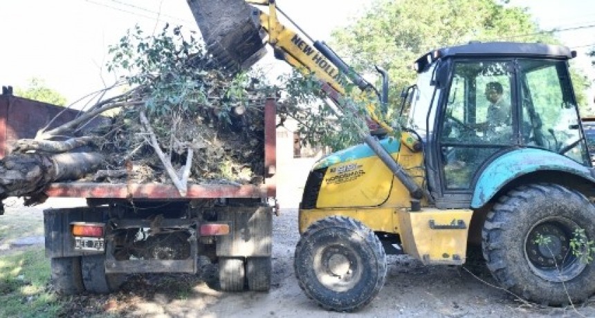 El Municipio inició cronograma de plan integral de limpieza en barrios de la ciudad
