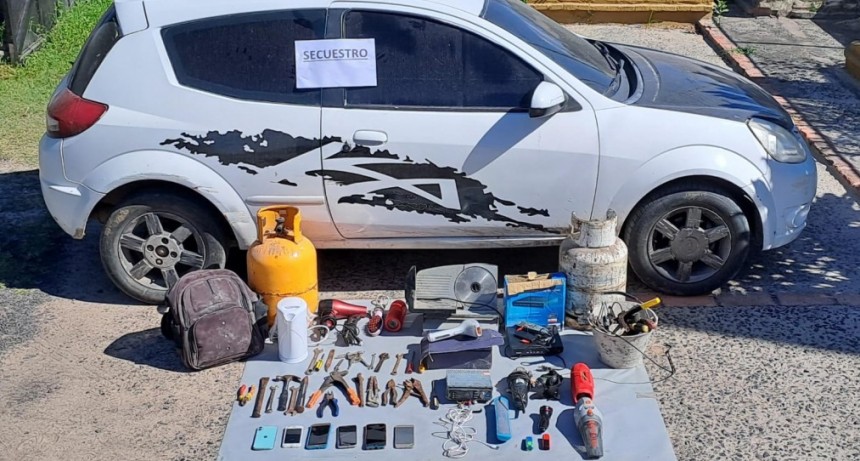 La Policía recuperó herramientas robadas de una obra en construcción; hay un detenido