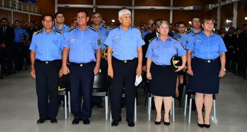 Se realizó el acto de posesión de cargos de los nuevos jefes de la estructura policial