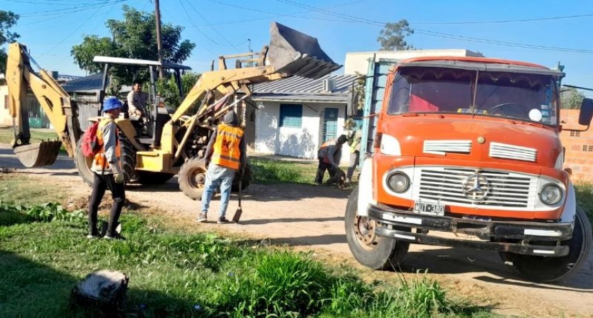 La comuna concentró sus tareas en el arreglo de calles, la higiene integral y el mantenimiento de desagües