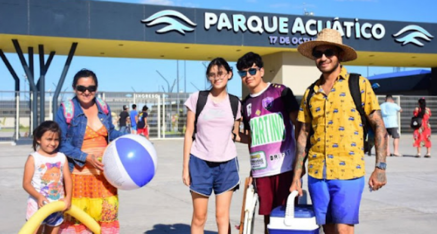 Ya está funcionando la totalidad del Parque Acuático “17 de Octubre”