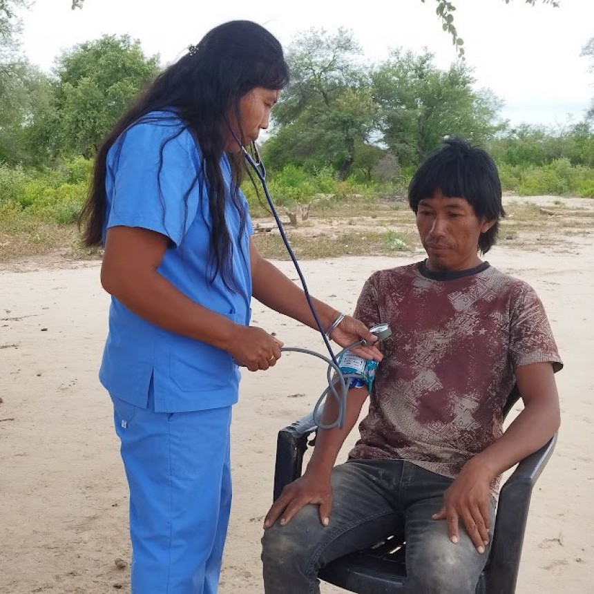El centro de salud Lote 8 comenzó el año con un trabajo programado en comunidades cercanas