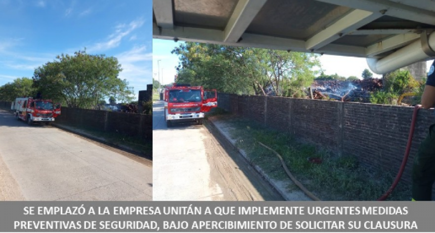 Se emplazó a UNITAN a que implemente urgentes medidas preventivas de seguridad, bajo apercibimiento de solicitar clausura