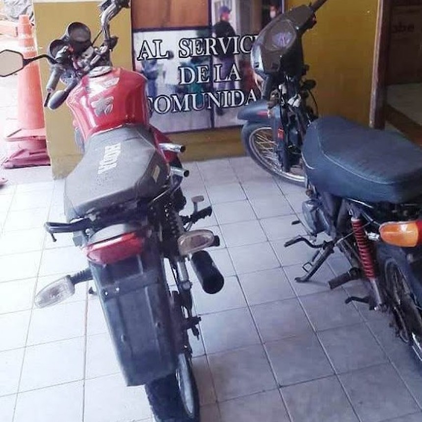 Secuestran dos motocicletas por jóvenes que pusieron en peligro la seguridad del tránsito