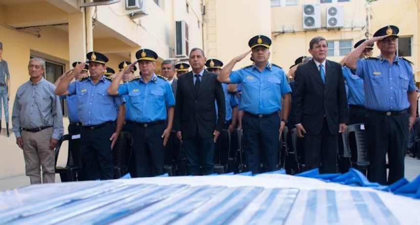 Se realizó el acto de posesión de cargo de los nuevos jefes de estructura policial