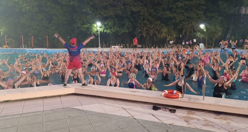 Comenzaron las clases de aquagym organizadas por el Gobierno provincial