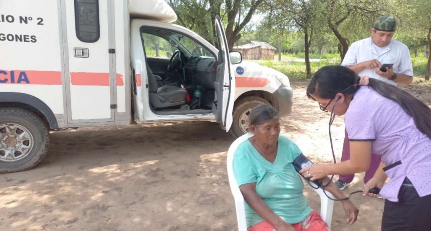 El Hospital de Fortín Lugones acercó múltiples servicios de salud a los vecinos originarios de las colonias Chico Daguaan y El Retiro