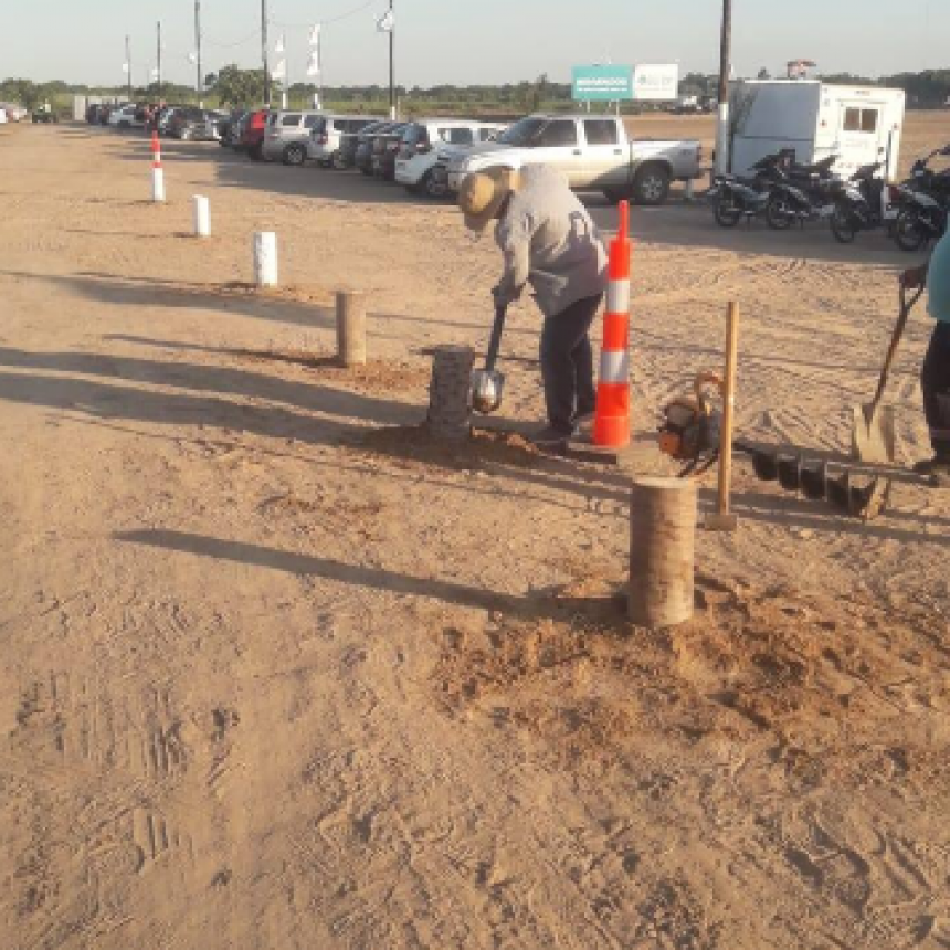 En Parque Arenas estamos mejorando el estacionamiento de motocicletas