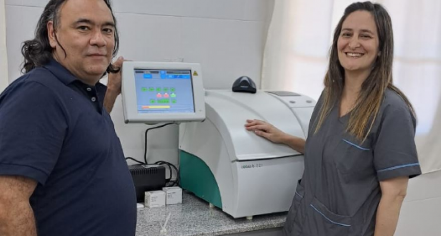 Un equipo de avanzada fue incorporado al laboratorio del Hospital de Tres Lagunas