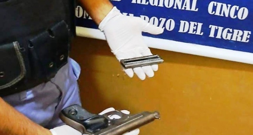 Pozo del Tigre: Amenazó con un arma de fuego a su pareja y terminó en la Comisaría