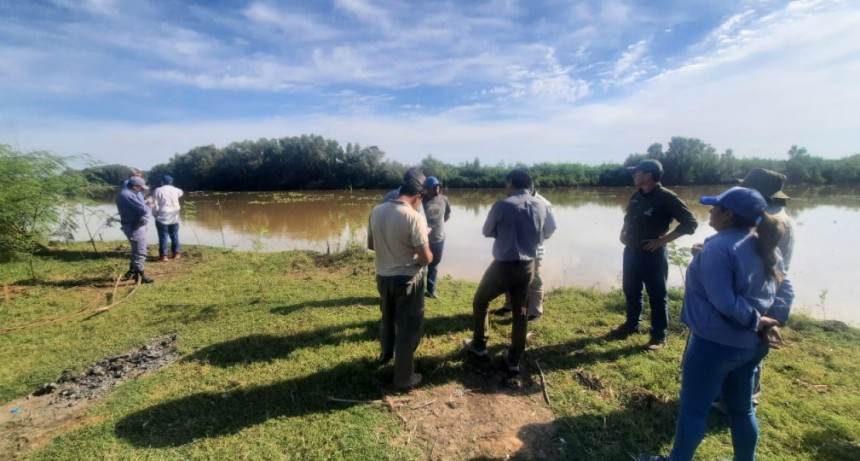 Monitorean avance de las aguas del río Pilcomayo y obras de contención