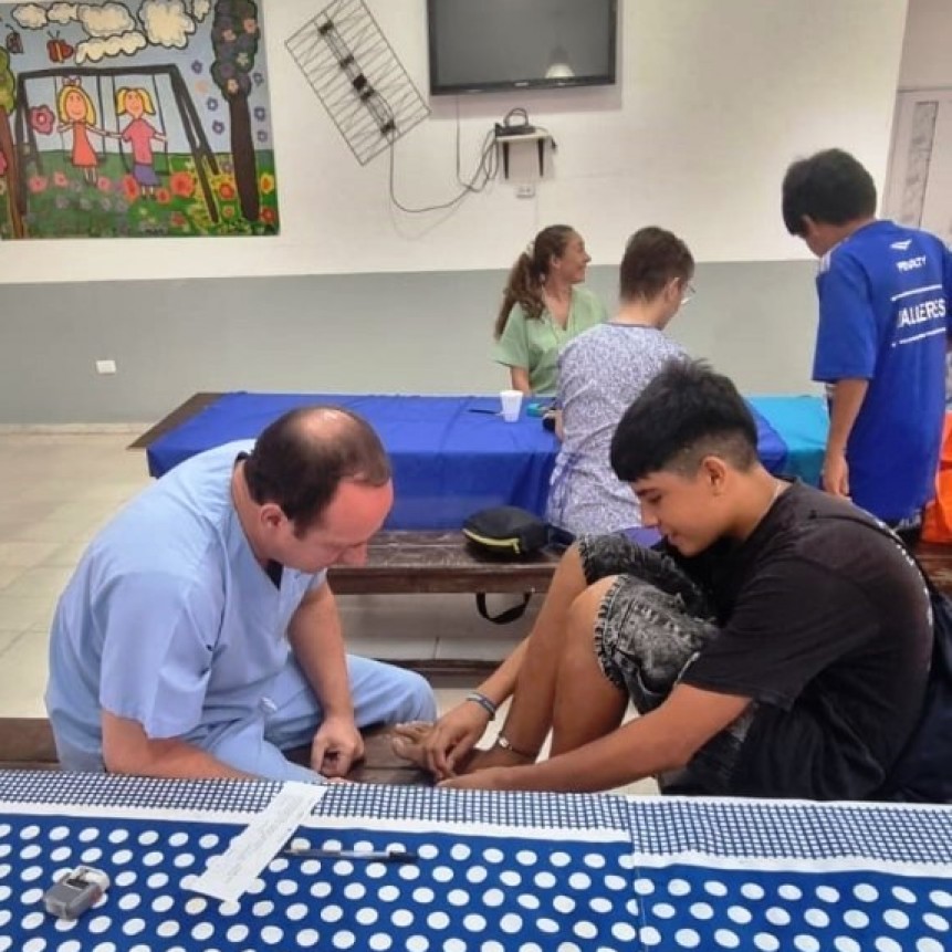 Renovaron controles de salud a las niñas y niños que asisten a la segunda semana de la colonia de vacaciones