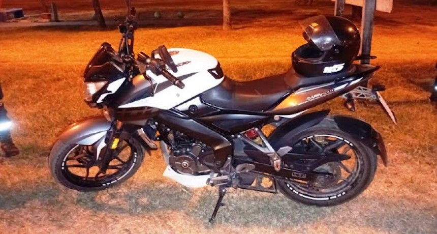 La Policía secuestró una motocicleta con las documentaciones de Buenos Aires apócrifas