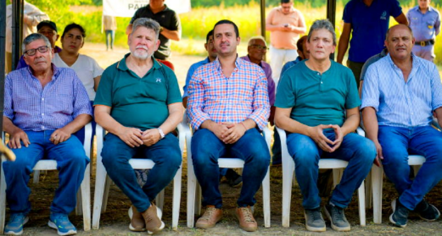 El vicegobernador Solís acompañó la entrega de insumos paipperos en Siete Palmas