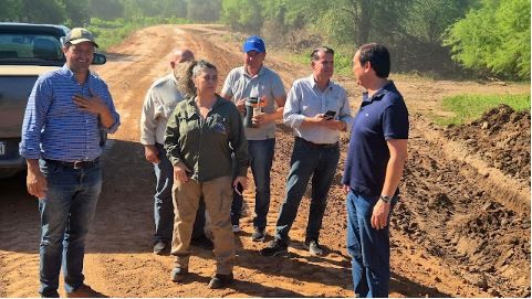 El Vicegobernador sigue con su gira por el oeste provincial, con foco en las obras hídricas