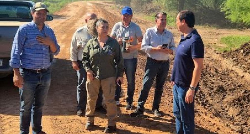 El Vicegobernador sigue con su gira por el oeste provincial, con foco en las obras hídricas