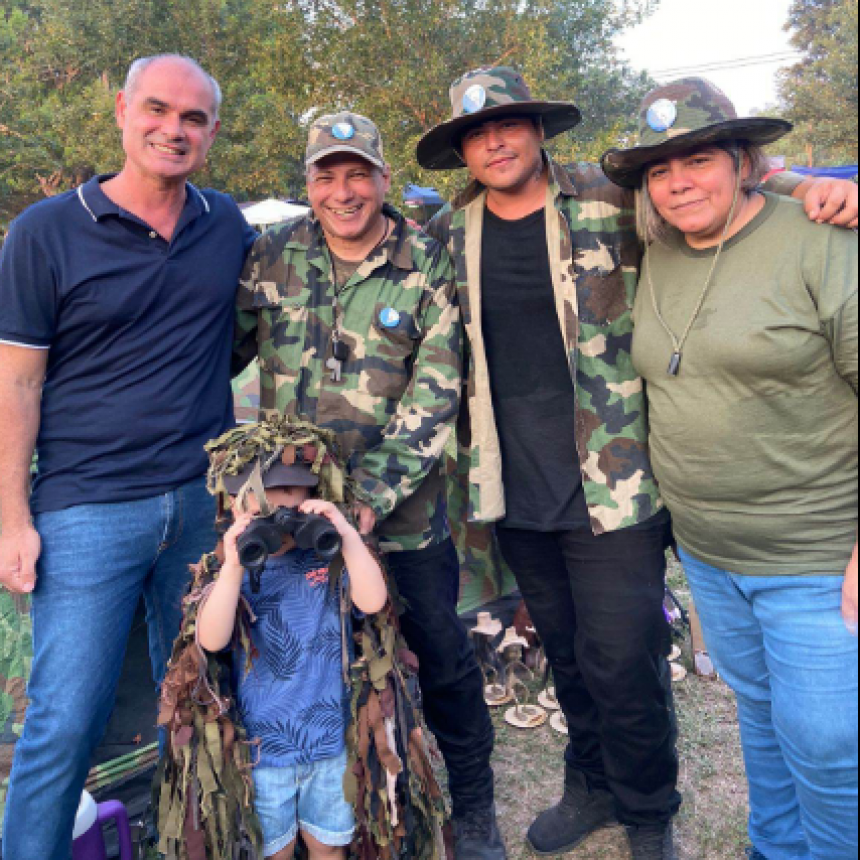 Avistaje de aves en la XX Fiesta Nacional de la Corvina de Río