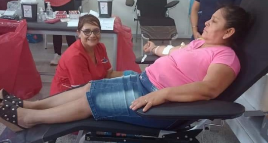 Vecinos de Laguna Yema se sumaron a una importante colecta de sangre