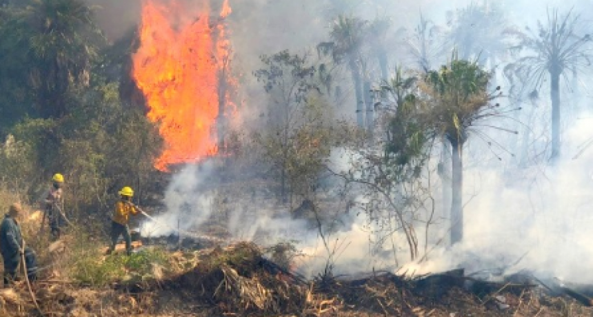 El humo que se registra en la ciudad, proviene de Paraguay