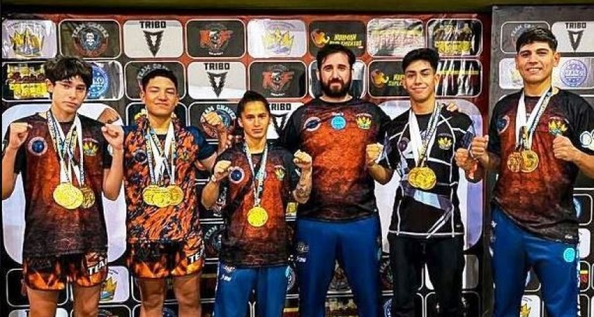 Destacada participación clorindense en el Open de Kickboxing de Miramar