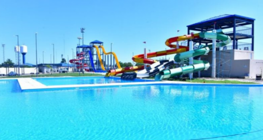 Romay destacó el Parque Acuático como espacio de recreación