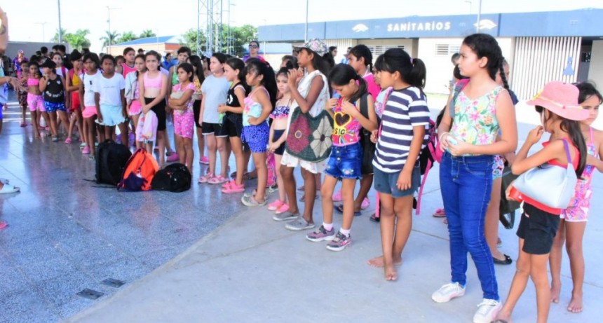 Parque Acuático: Niños del interior se suman al quinto módulo de la colonia de vacaciones