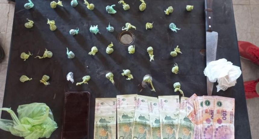 Secuestran más de 60 envoltorios de marihuana en El Potrillo y anulan centro de distribución de drogas