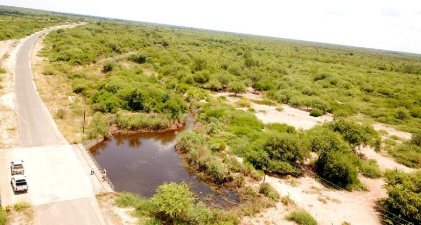 Zambón explicó la importancia de las obras ejecutadas por el Gobierno para que el agua llegue a San Martín Dos