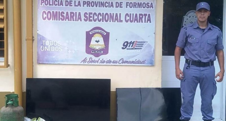 Detienen a un sujeto en el barrio San Antonio y recuperan objetos sustraídos
