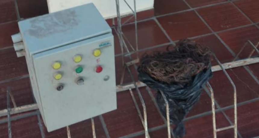 Un hombre fue detenido cuando intentaba sustraer objetos de una obra