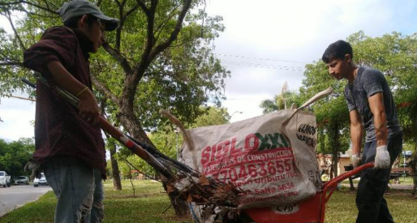 La comuna trabajó en la puesta a punto y embellecimiento de espacios públicos