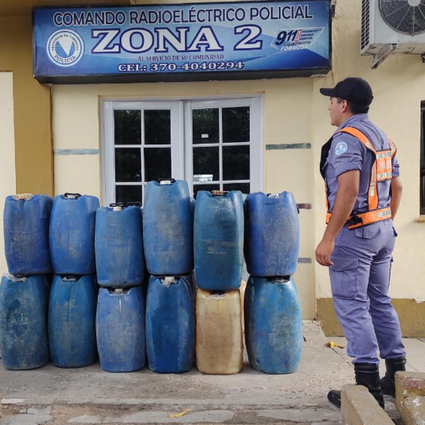 Combustible: En un nuevo procedimiento se secuestró 1100 litros
